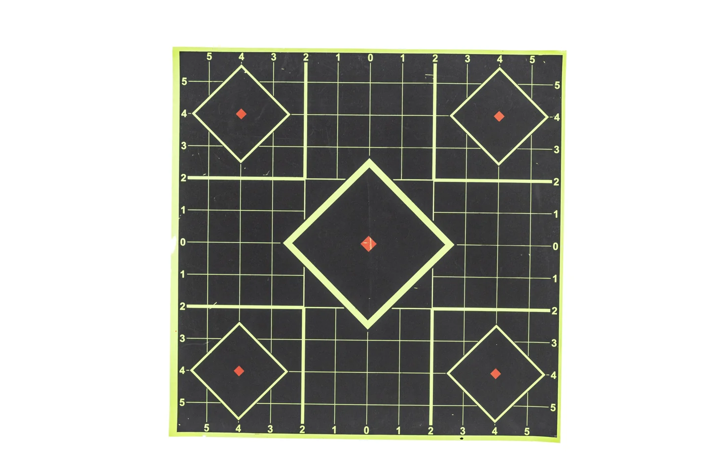 Five-diamond grid layout