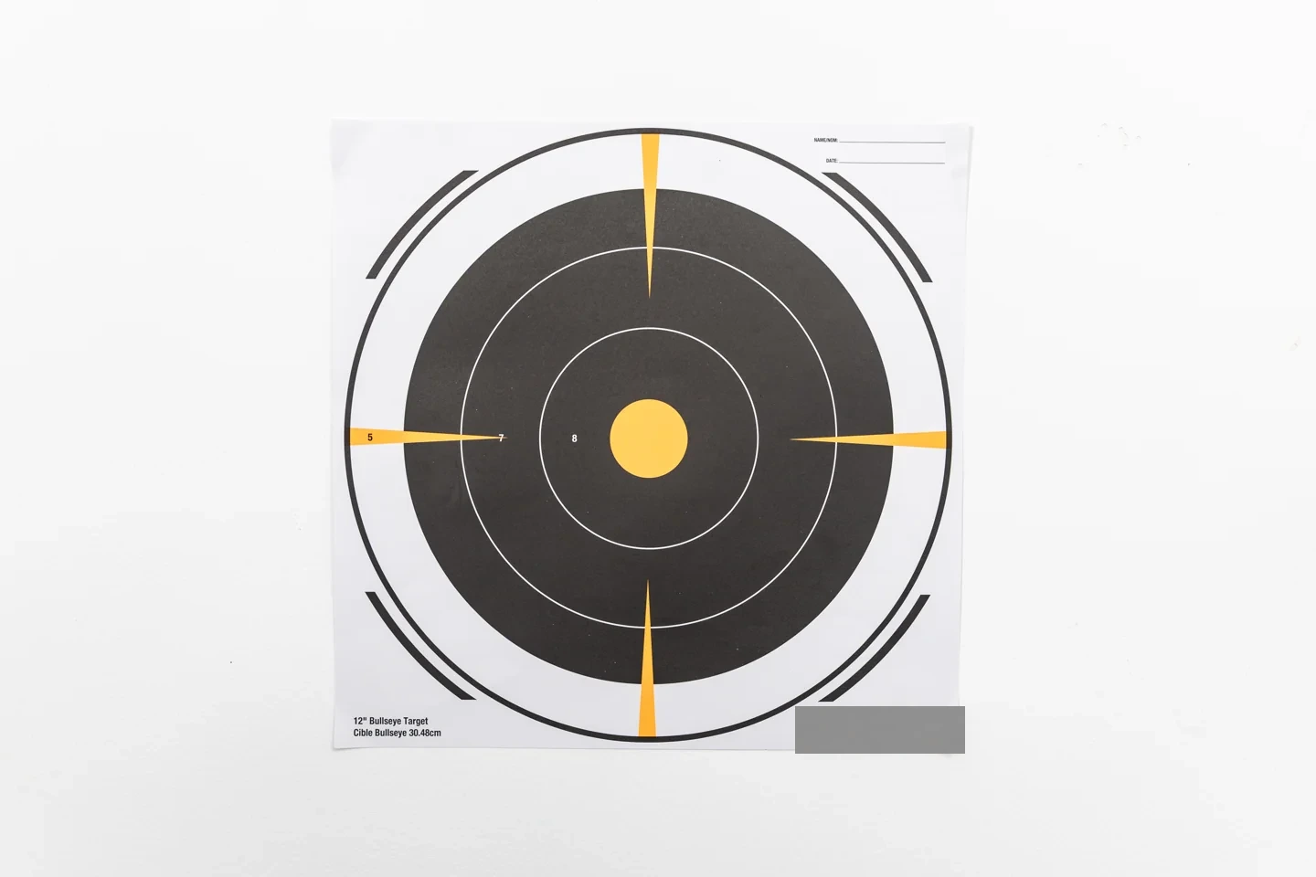 Bullseye with directional references