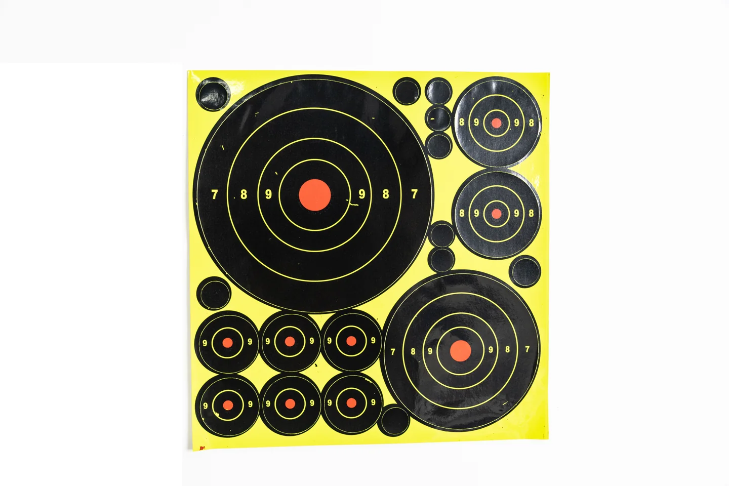 Mixed-size bullseye layout