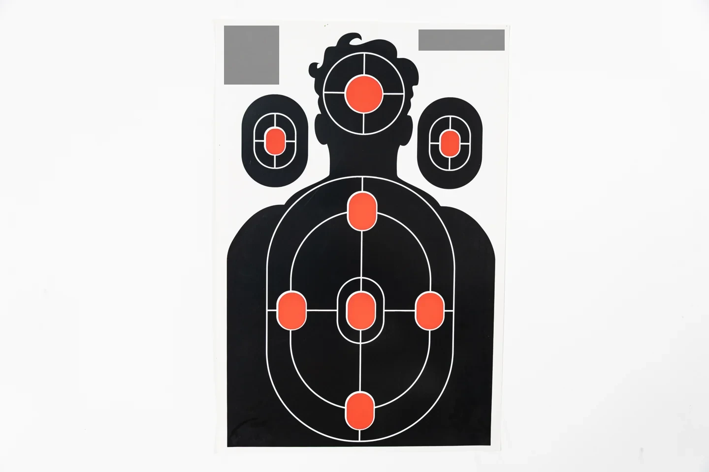 Silhouette with multiple aiming points