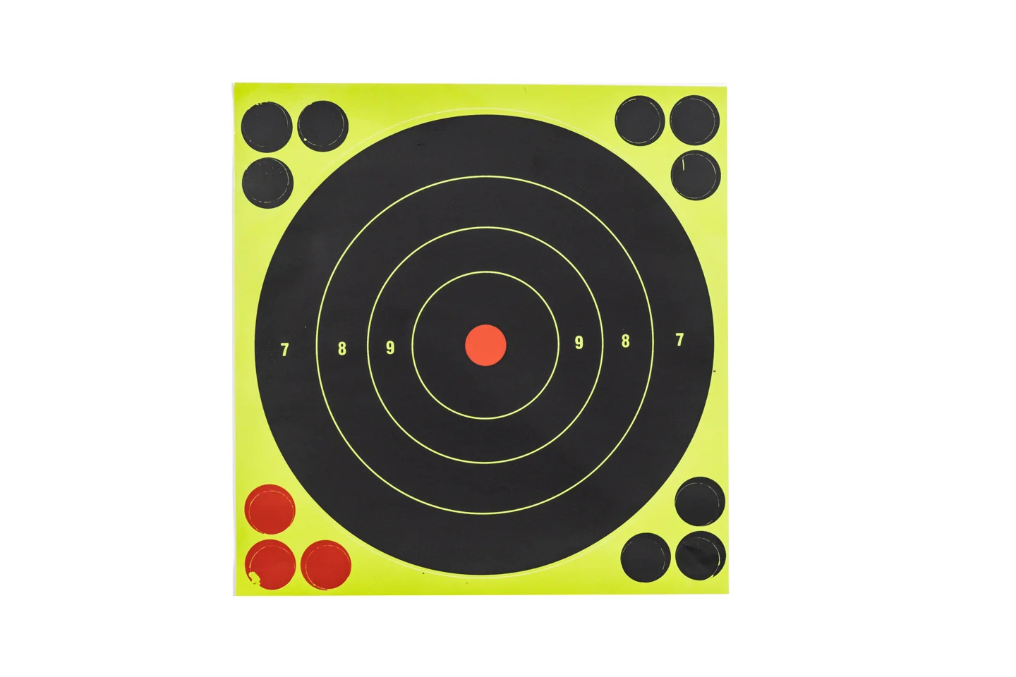 Single bullseye with auxiliary circles