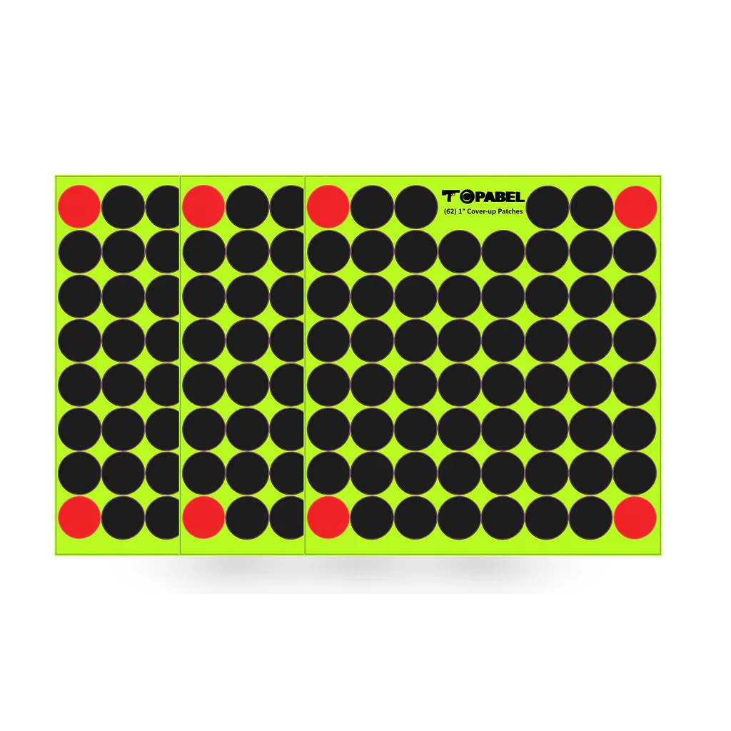 Topabel 1-Inch Self-Adhesive Reactive Target Cover-Up Patches