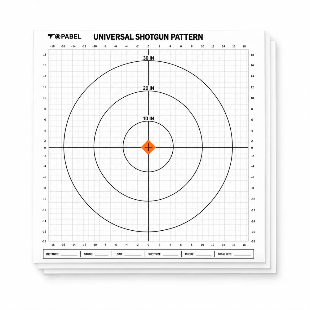 Universal 40-Inch Gridded Precision Sight-In Hunting Target