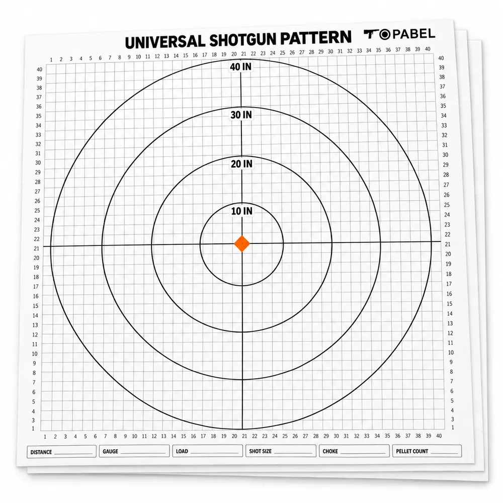 Universal 45-Inch Gridded Precision Sight-In Hunting Target