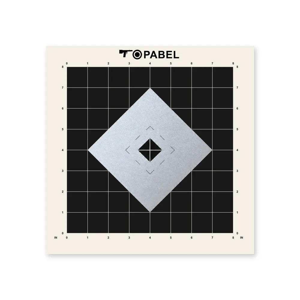 Topabel 10 × 10 Inch Thermal Scope Zeroing Target Kit, 3 Targets with Heater Packets