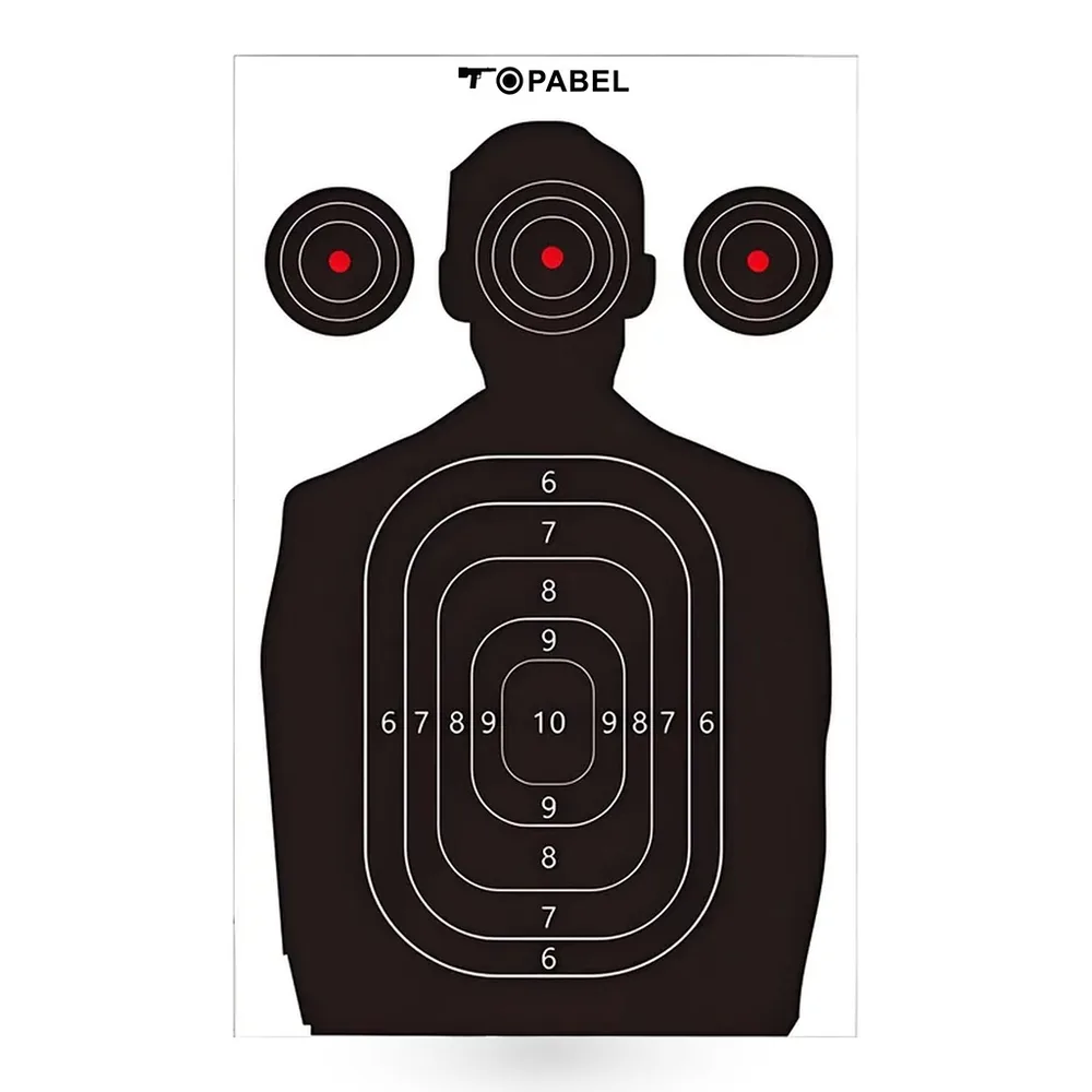 Topabel 12 × 18 Inch Paper Silhouette Shooting Targets